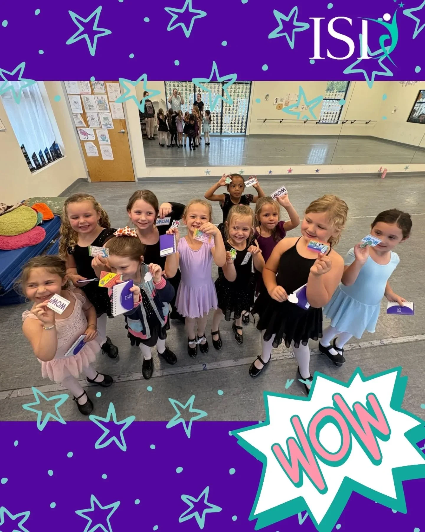 At ISD, we celebrate more than just steps ... we celebrate effort, positivity, and growth! π« Congratulations to our WOW card recipients for making their steps shine!
π Ms Emily's Tuesday dancers aced their paradiddles in tap
π Ms Trisha's Wednes