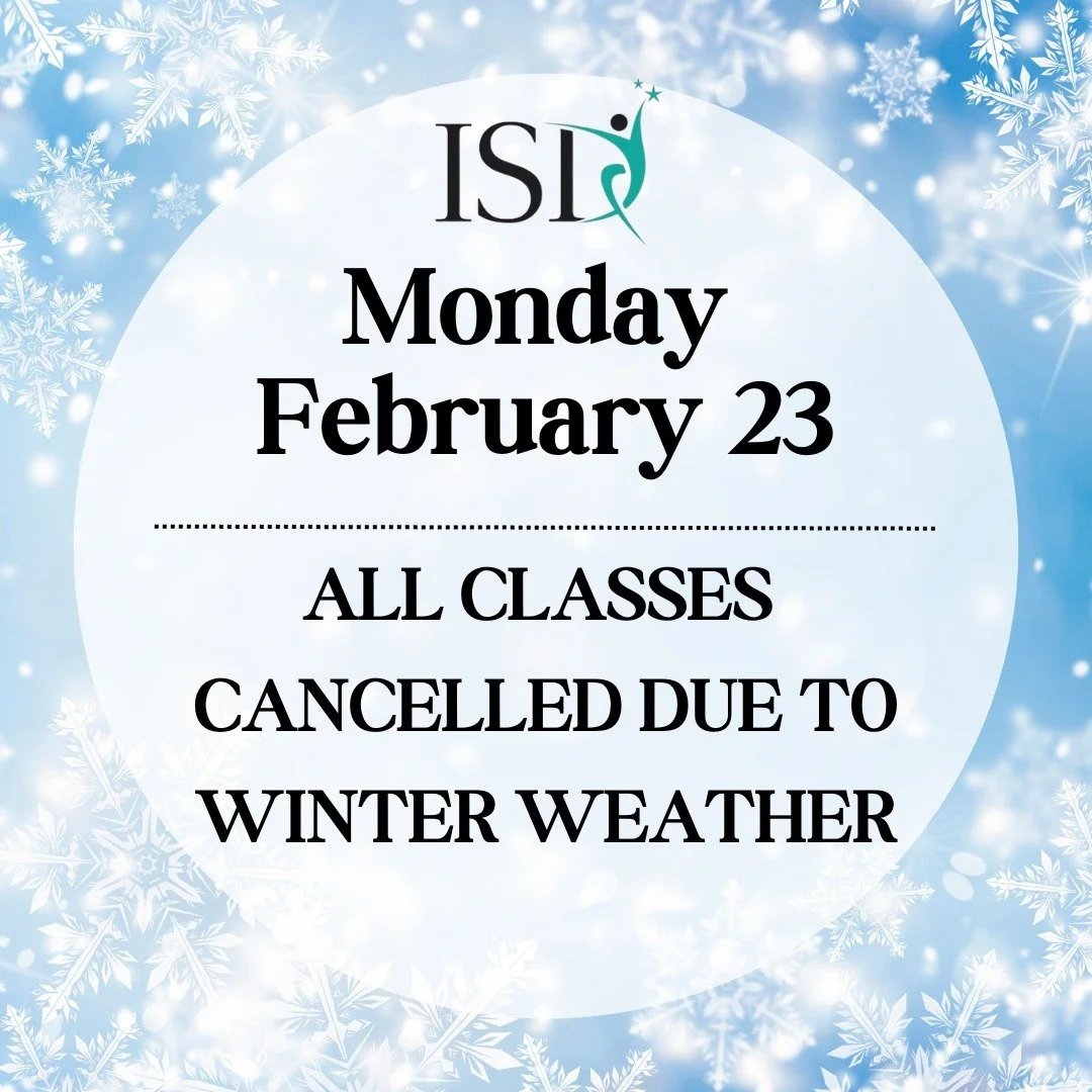 Monday 2/23 - ISD is closed due to the winter weather. We hope you are all staying safe and cozy.

Spring weather can't come soon enough!!