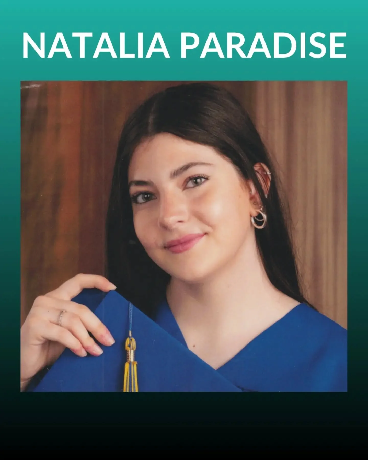 🎓🌟 SENIOR SPOTLIGHT: NATALIA PARADISE🌟🎓
Natalia Paradise has been dancing for thirteen years including as part of the competition team for two.&nbsp;She has learned various styles with jazz and contemporary being her two favorites.&nbsp;When not 