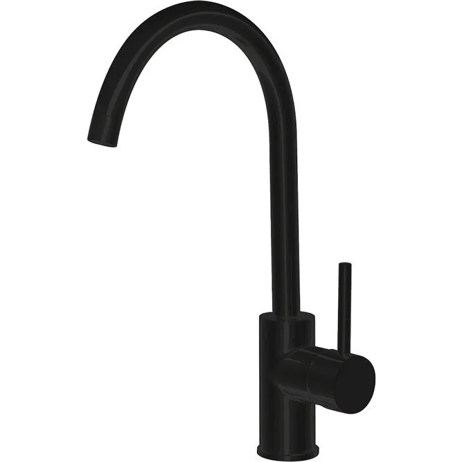 Fienza HUSTLE Gooseneck Sink Mixer Matte Black Product Code: 225105B WELS 4 Star rated, 6.5L/min WELS Registration: T29710RRP $249.00 OUR PRICE $209.00VIEW SPEC SHEET HERE