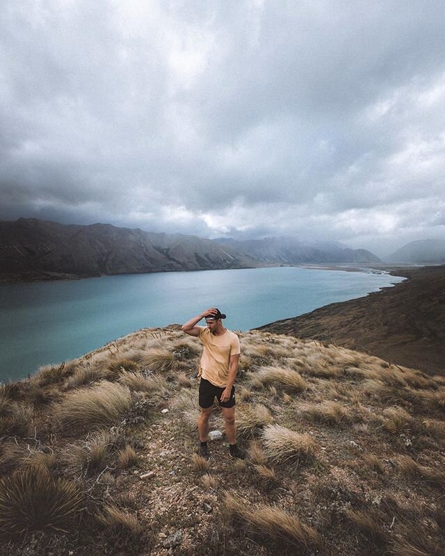 The Greta Track in the Ben Ohau range behind the cabin can be a real leg burner but gets you sweeping views of Lake Ohau. (📷 @maartenschrader)