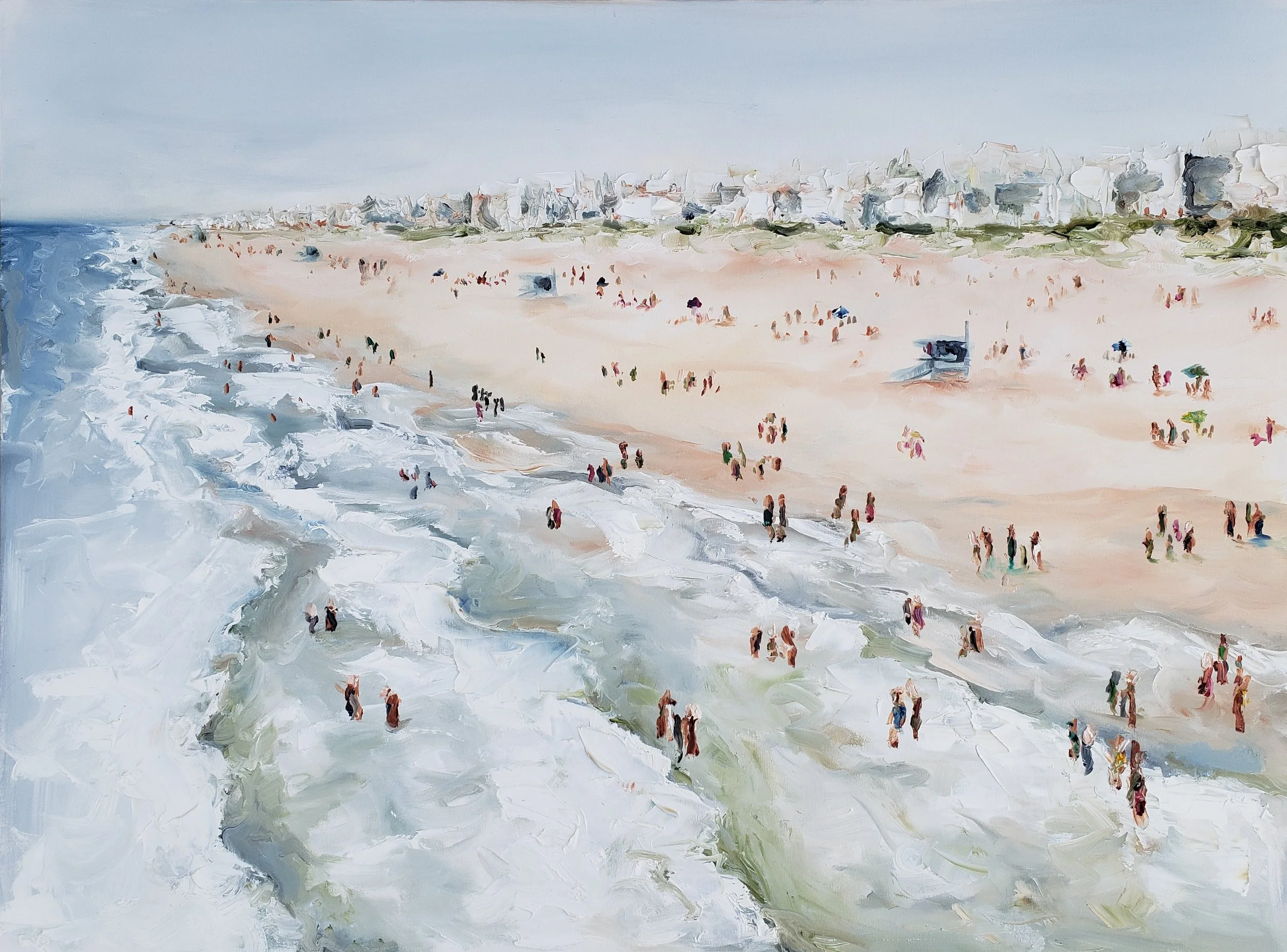 Crowds in Manhattan 5 | 40x30 | Oil on canvas | $1,500 | SOLD