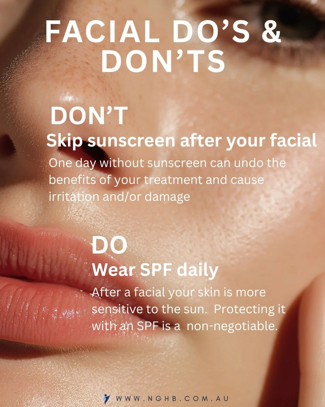 It's a no brainer but some times we need to be reminded!
-
-
-
#SPF #sunscreen #sunprotection #facial #skin #skinclinic #skinclinicmelbourne #skinclinicbayside #antiaging #wellness #selfcare #metime #mumlife #treatyourself #nobrainer #nonnegotiable