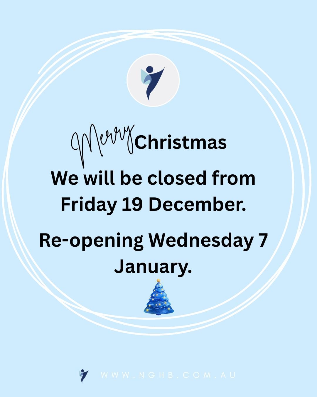 🎄✨ A little festive pause before the New Year&hellip; ✨🎄

We&rsquo;ll be closing on Friday 19th December and reopening Wednesday 7th January so our beautiful team can rest, reset, and spend time with loved ones 💙

If you&rsquo;re wanting to sneak 