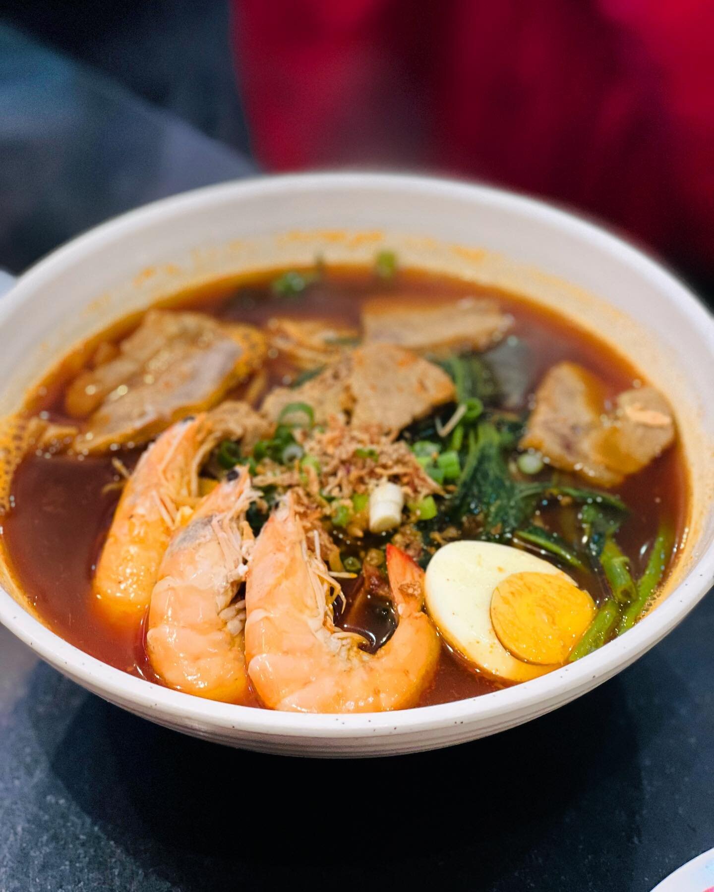 Happy International Women's Day! 
Anyone homesick? Spending today thinking of all our strong women back home. 
Have a taste of our 婆婆 grandma's Penang Prawn Mee. Takes you straight back to M'sia. 
(11 on the menu) 

#iwd2022