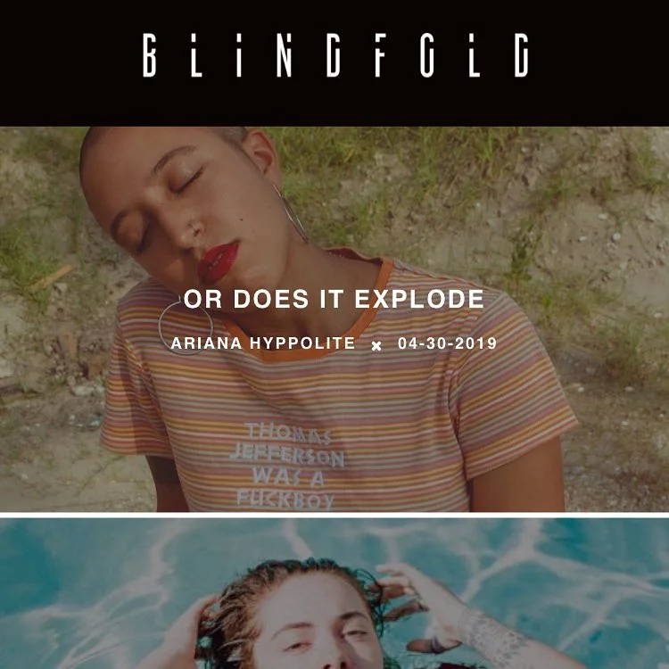 ODIE NOLA in "Blindfold" Magazine