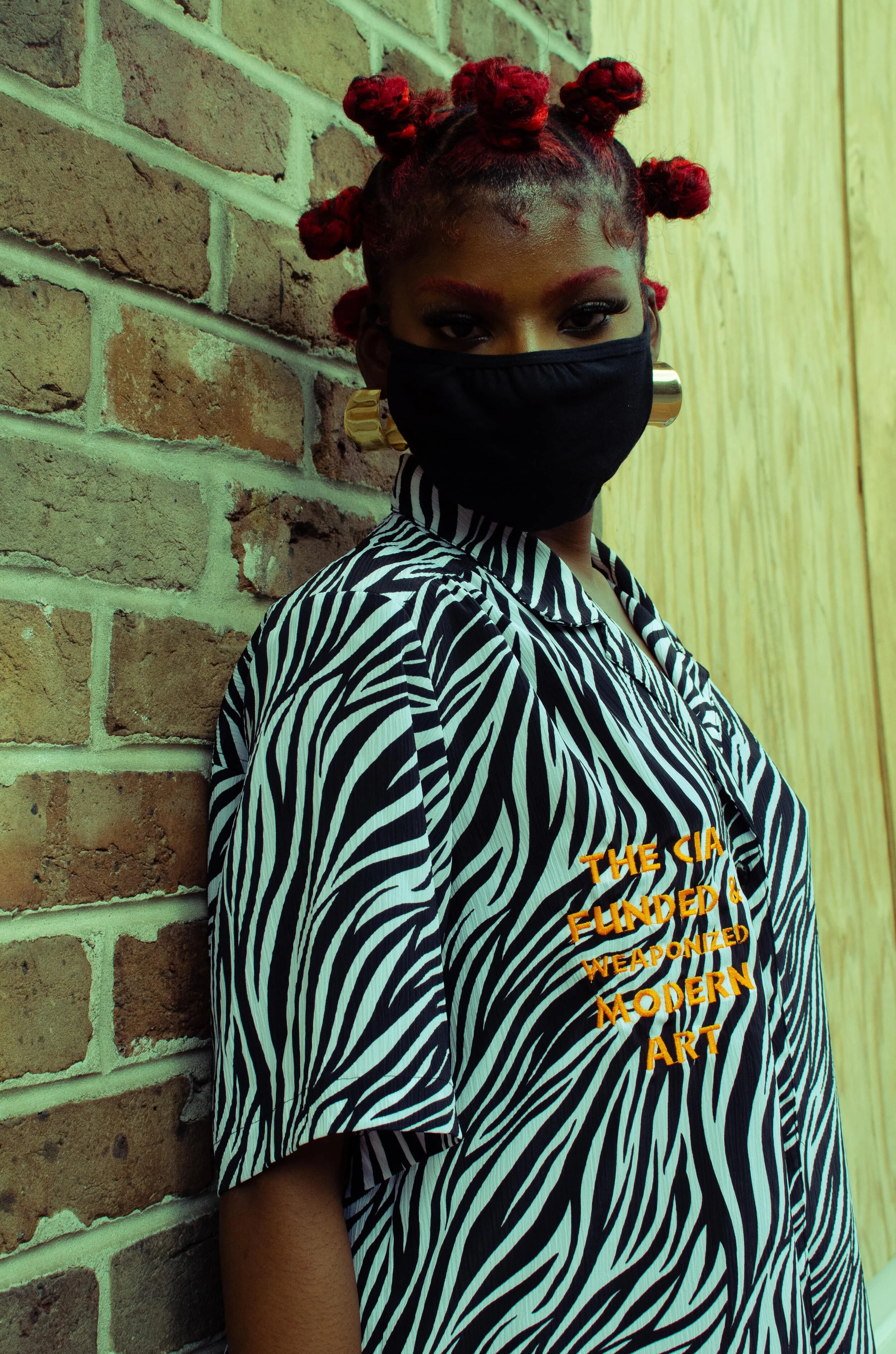 The CIA Funded &amp; Weaponized Modern Art - Button-Up Shirt