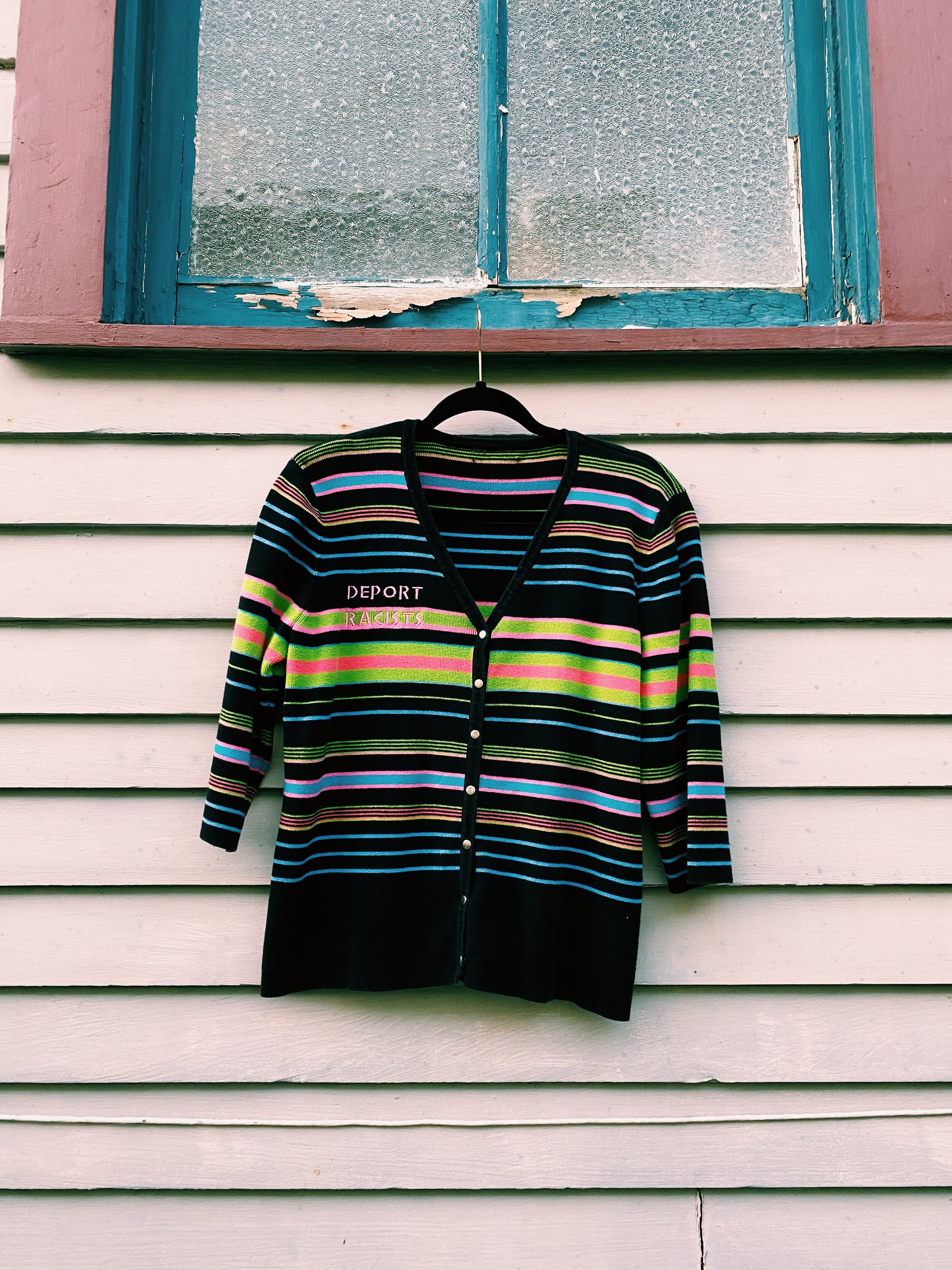 Deport Racists - Button-Down Sweater