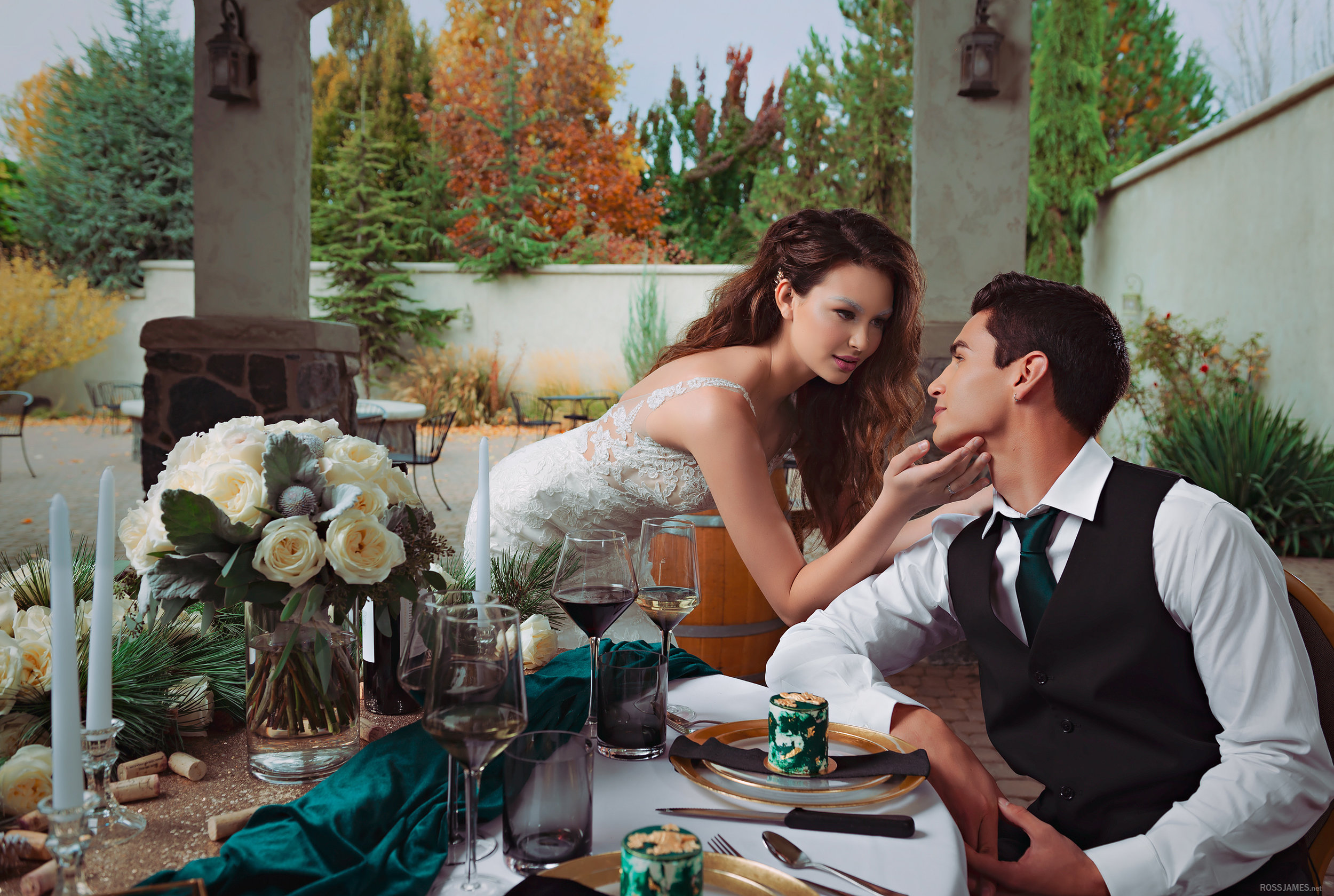REGAL WINTER INSPIRATION SHOOT // @509Bride / Photography @rossjamesphoto / Planning & styling @bliss.events.wa / Venue @terrablancawine / Florals @luxurybloomsfloraldesign / Gown @amysbridalboutique / Cake @layeredcakeartistry / Hair @hairbygalaursul / Makeup @amyrene_mua / Models @nataliebadgley @levidzamora