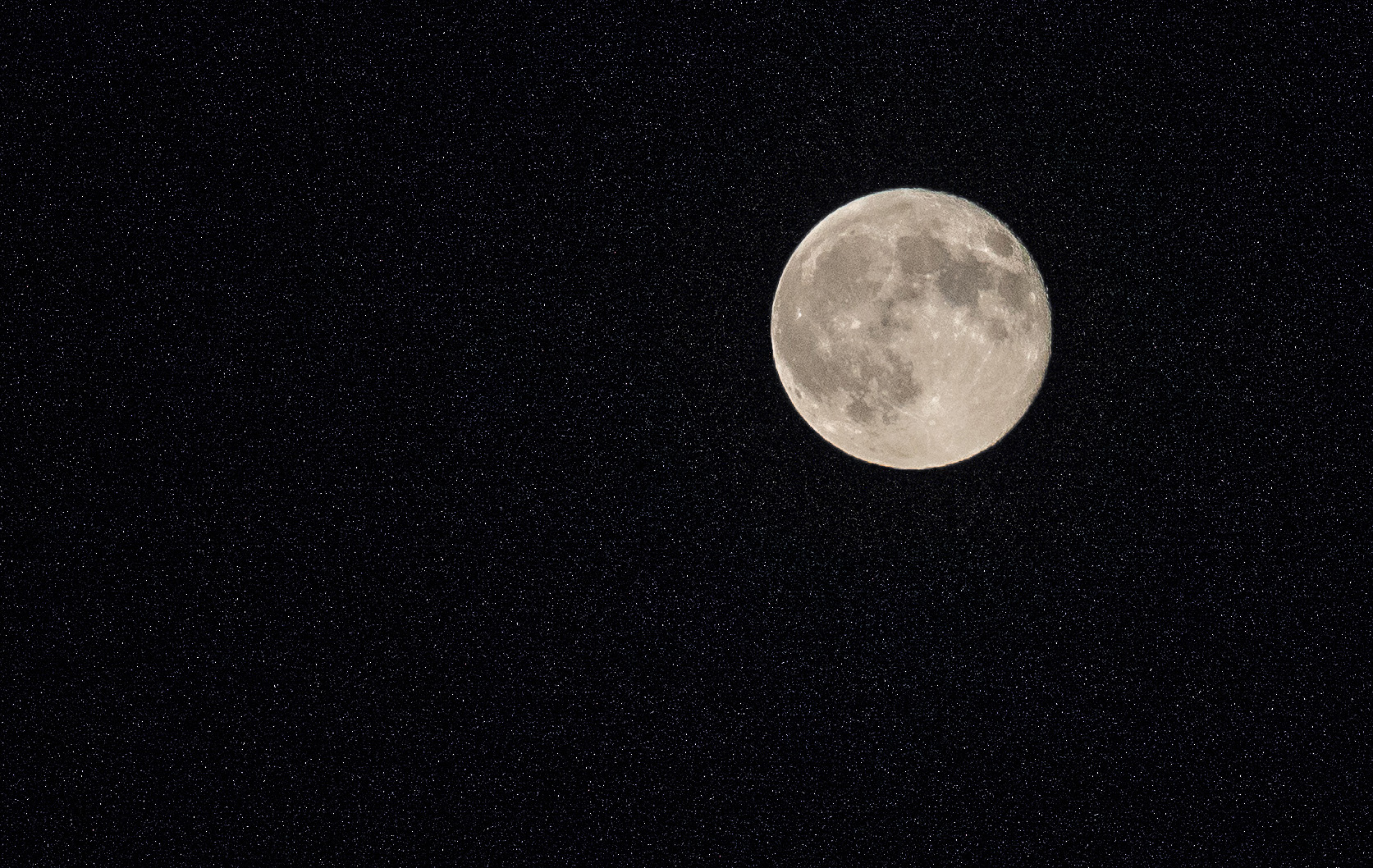 Full moon from the front porch