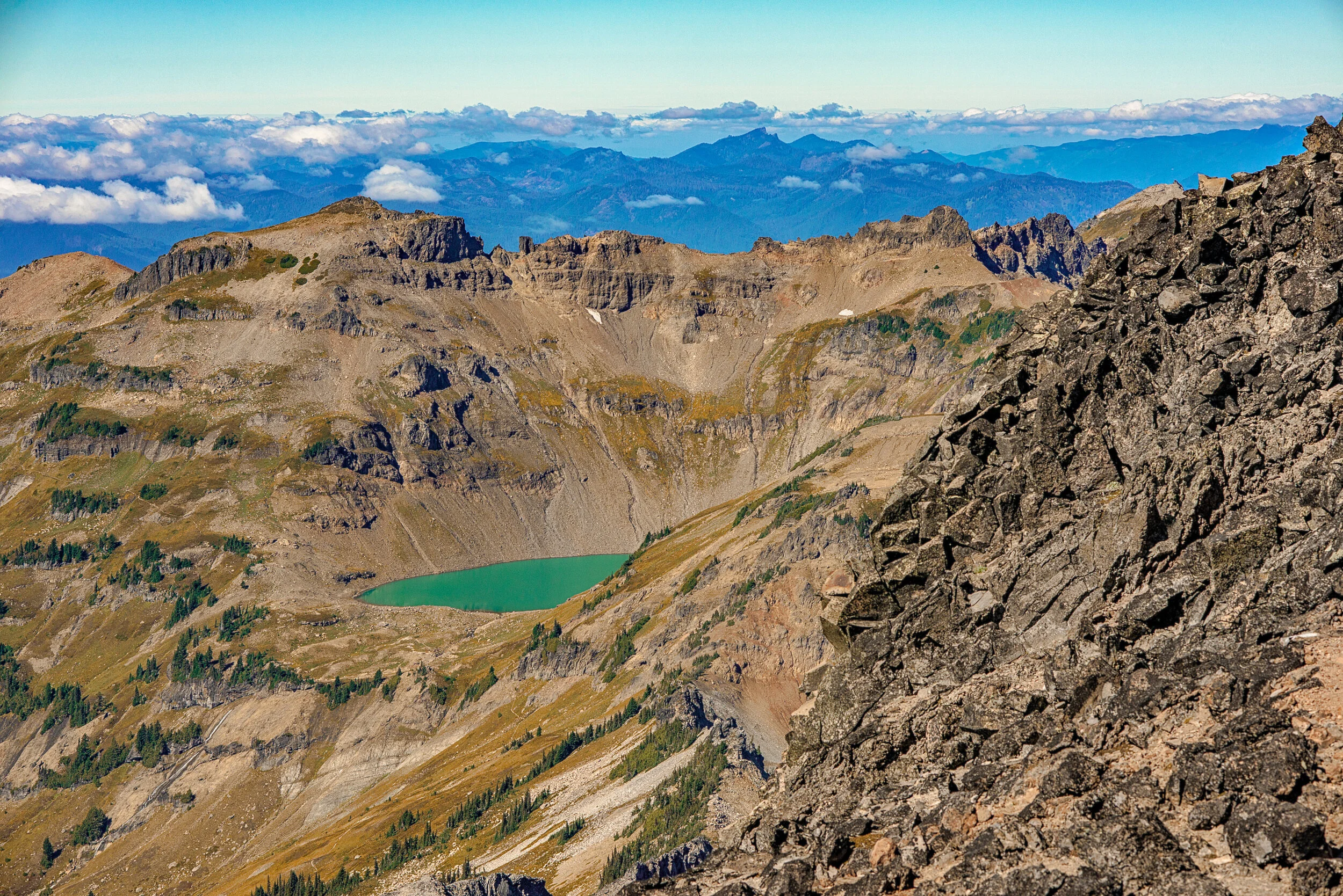 Goat Lake from Old Snowy Mountain (2nd day)