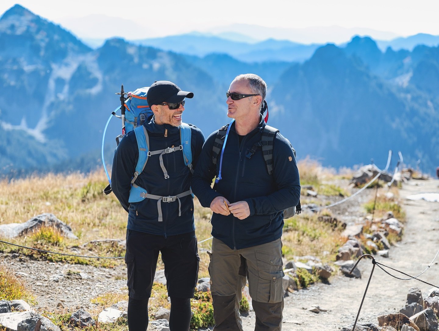 Raul and Juancho Day 2.
I learned a few words today: 
La monta&ntilde;a es hermosa!