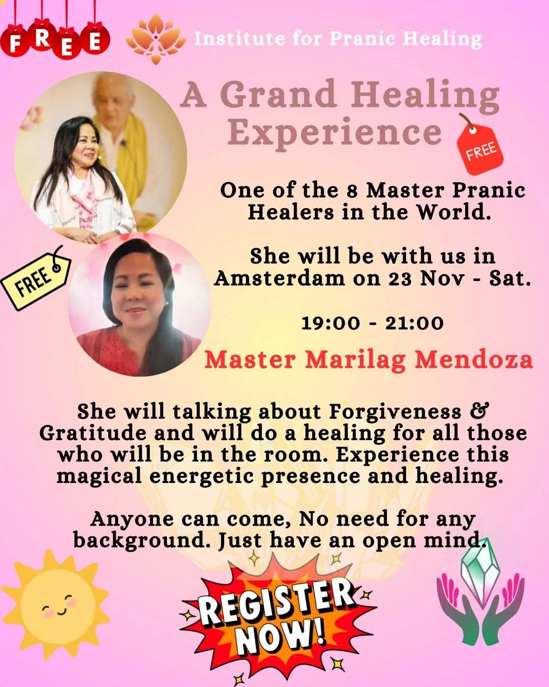 Forgiveness, Gratitude & Healing with Master Marilag 23 Nov