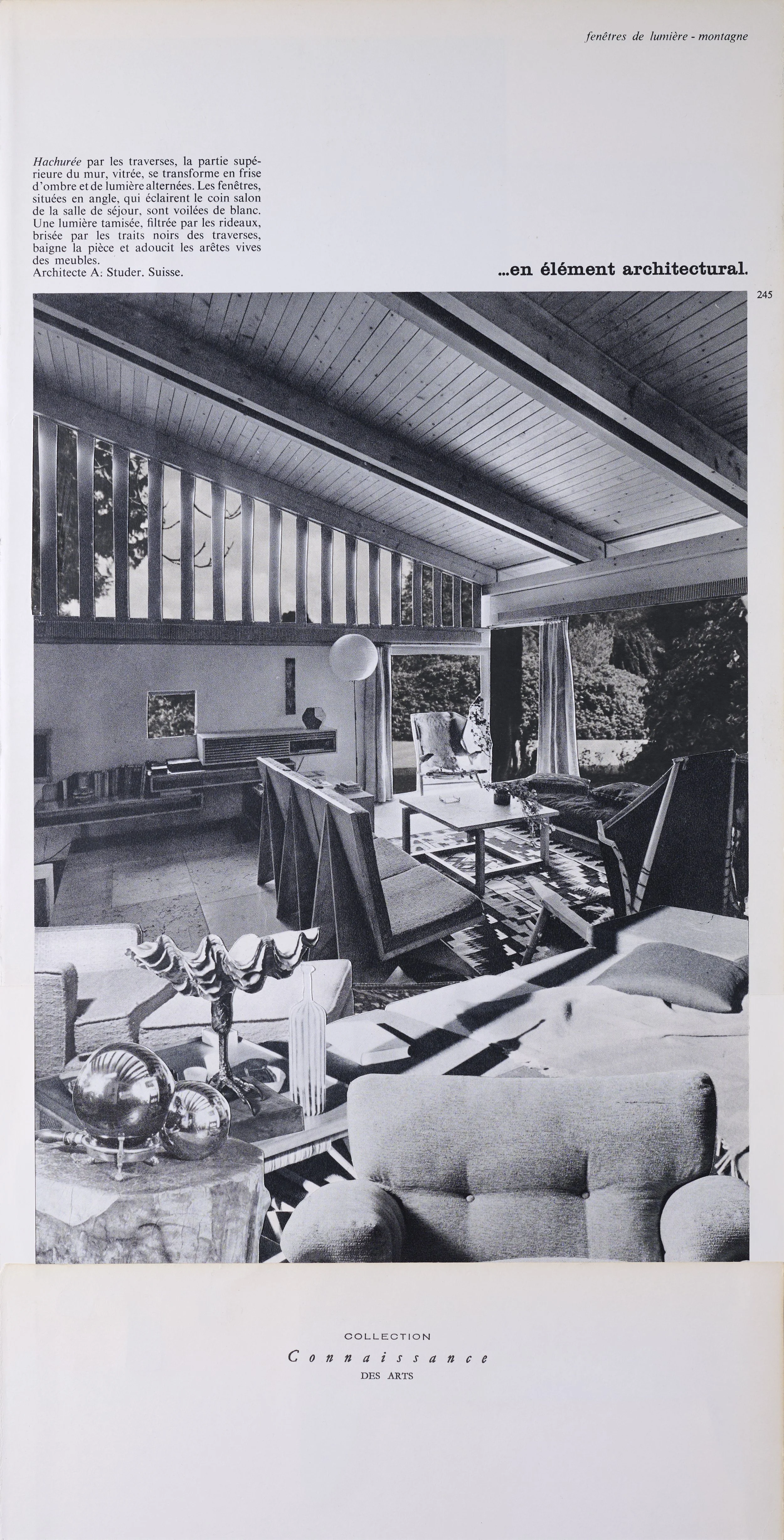 "EN ÉLÉMENT ARCHITECTURAL"