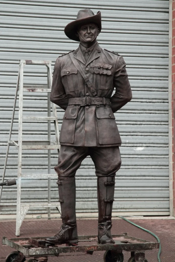  Paul Smits  Captain Borella VC portrait. Boreal Rd Albury 