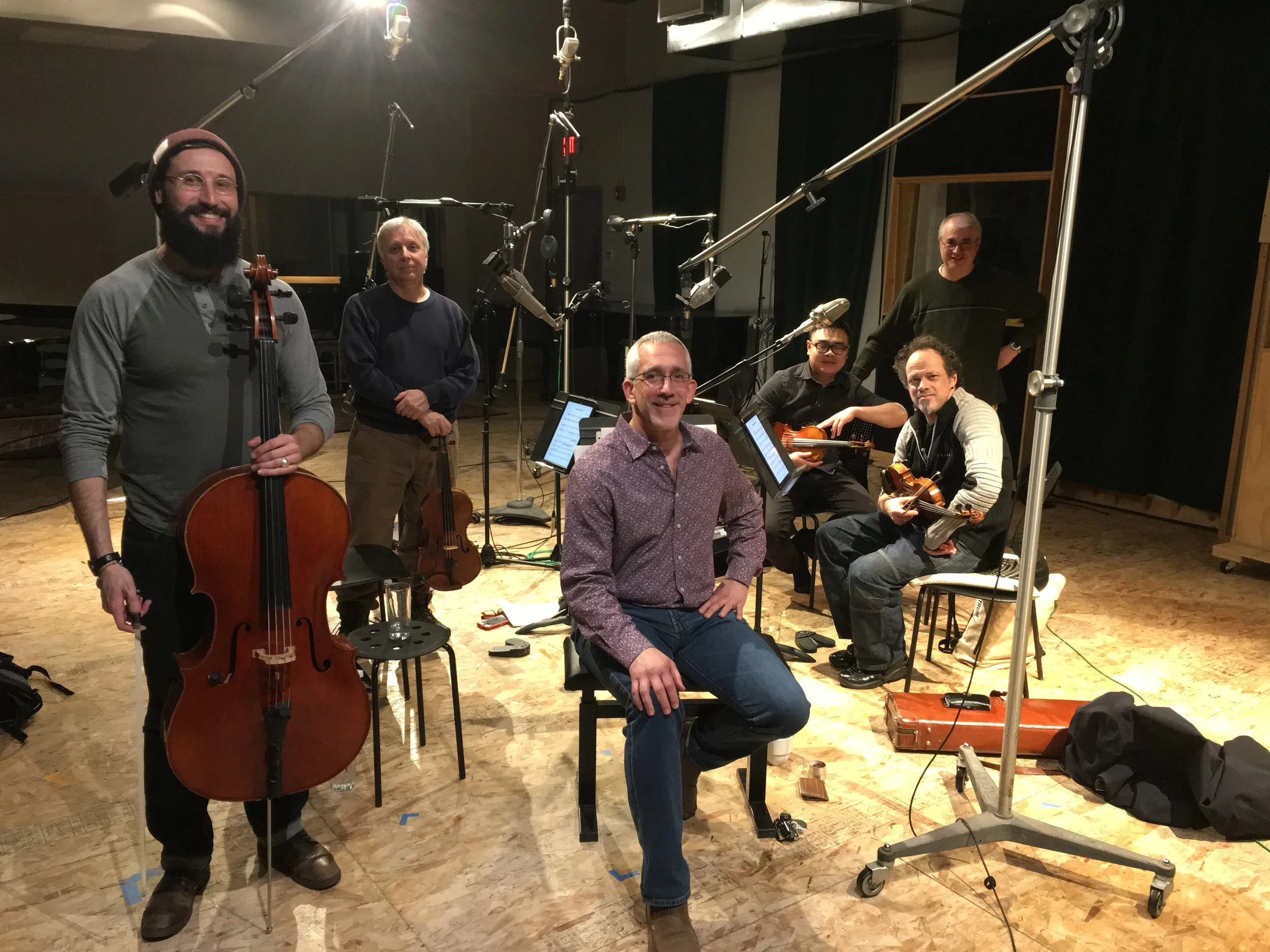 Recording with the Sirius Quartet