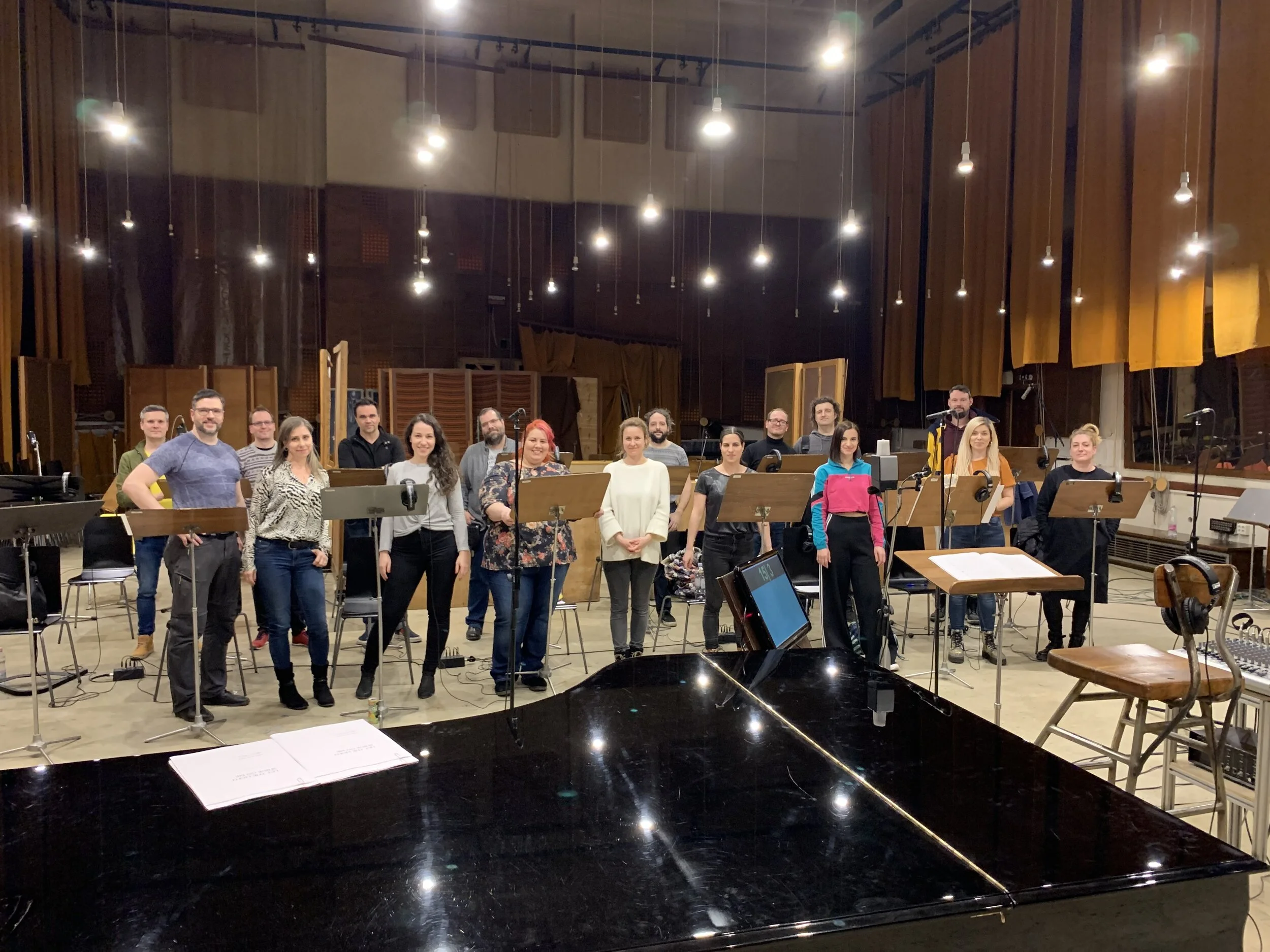 "Let the Light Shine on Me" Recording Session