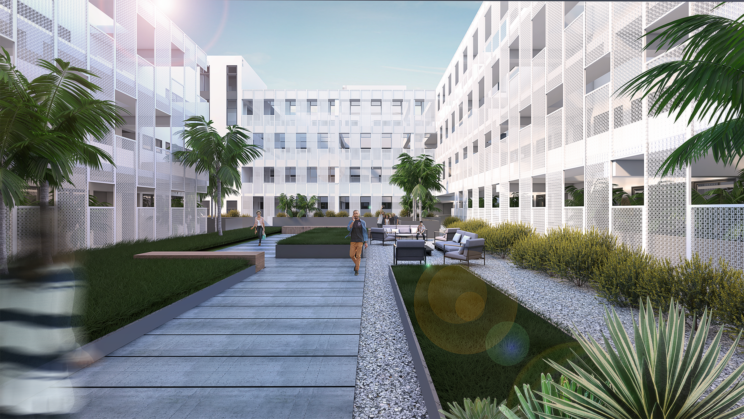Interior Courtyard
