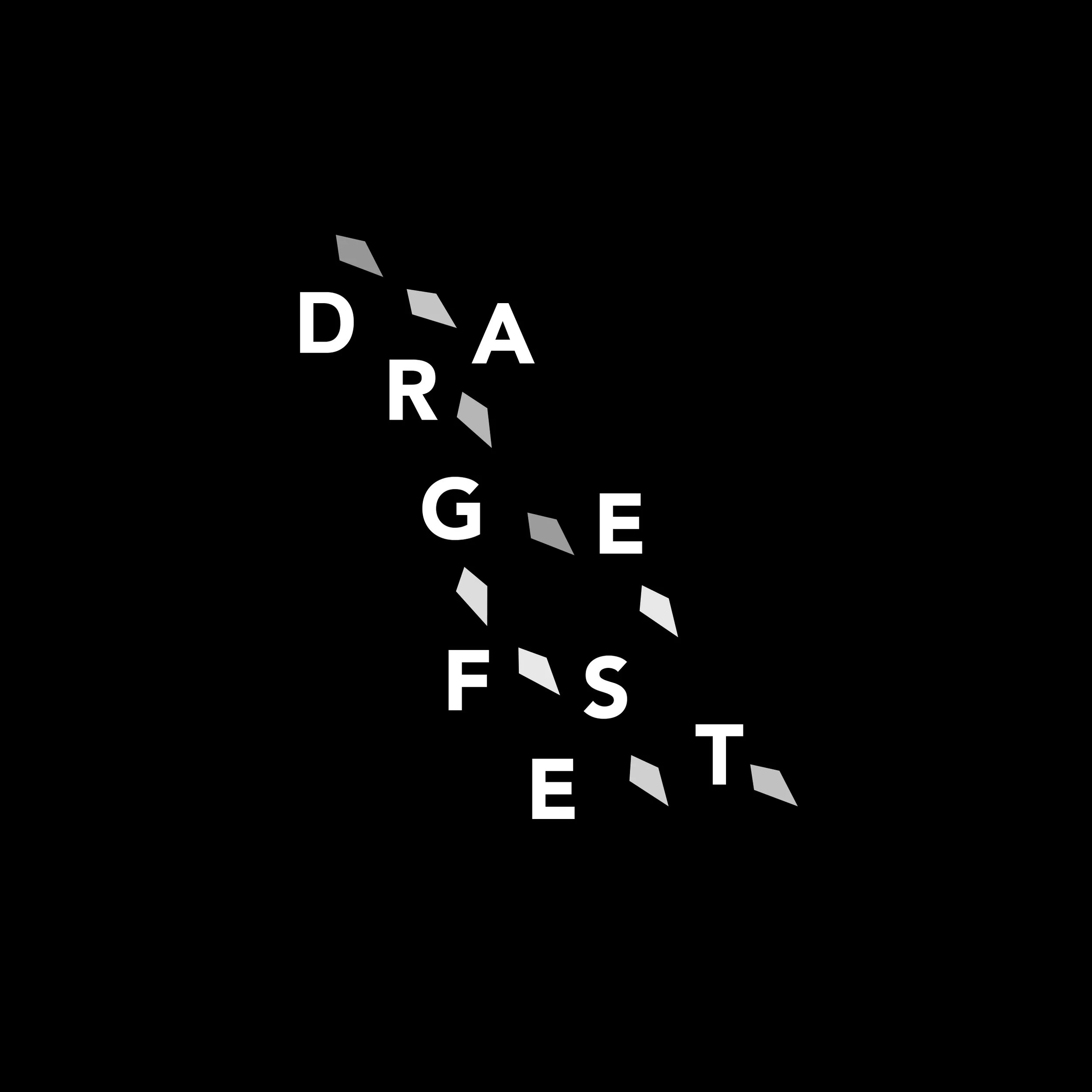 Logo "Dragefest" White Version