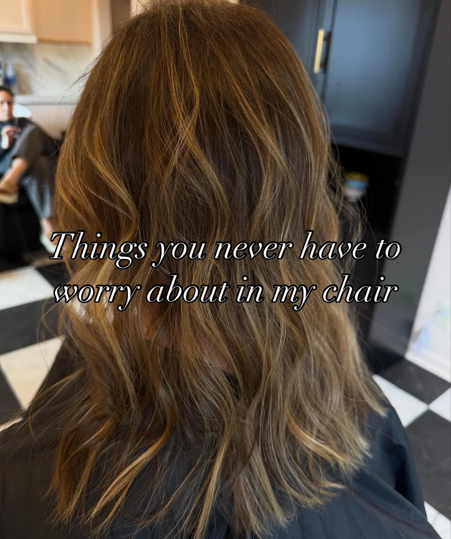 ✨ making small talk
If you need to request a quiet appointment that&rsquo;s more than ok, no need to make chit chat 
✨not knowing what you want
We will figure it out together that&rsquo;s what I&rsquo;m here for 
✨life updates 
I want to celebrate li