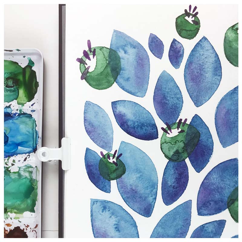 Leaves and Blobs by FloatingLemonsArt2.jpg