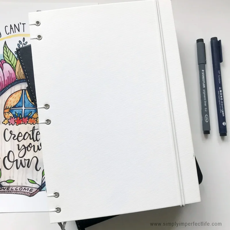 My Citrus Book Bindery bullet journal … perfect for 2019 daily spreads!