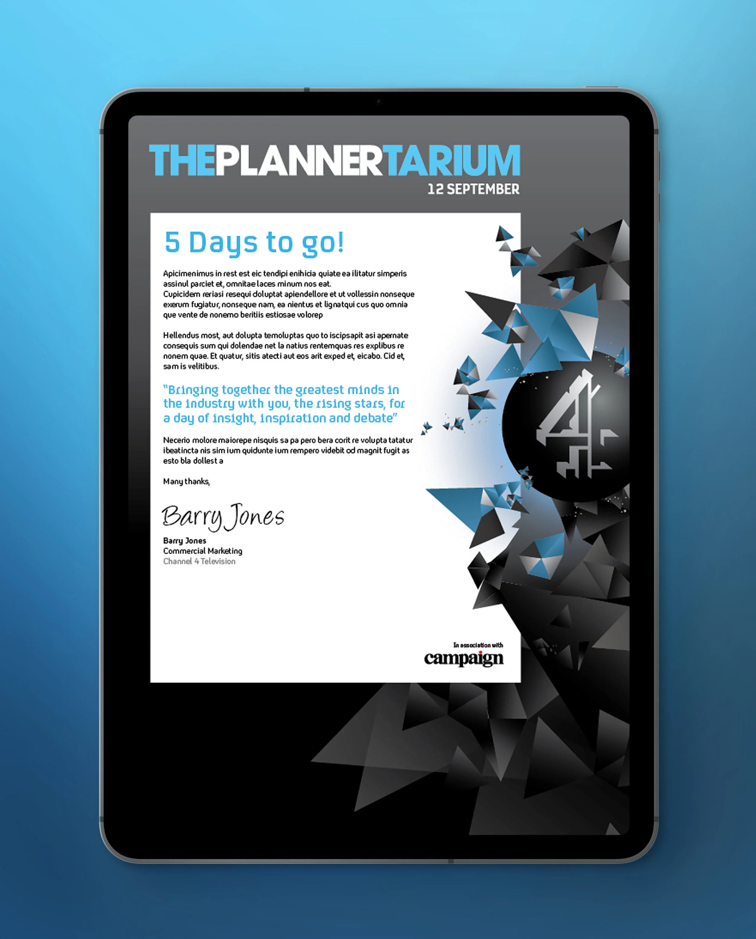 Channel 4 Plannertarium iPad Invite.jpg