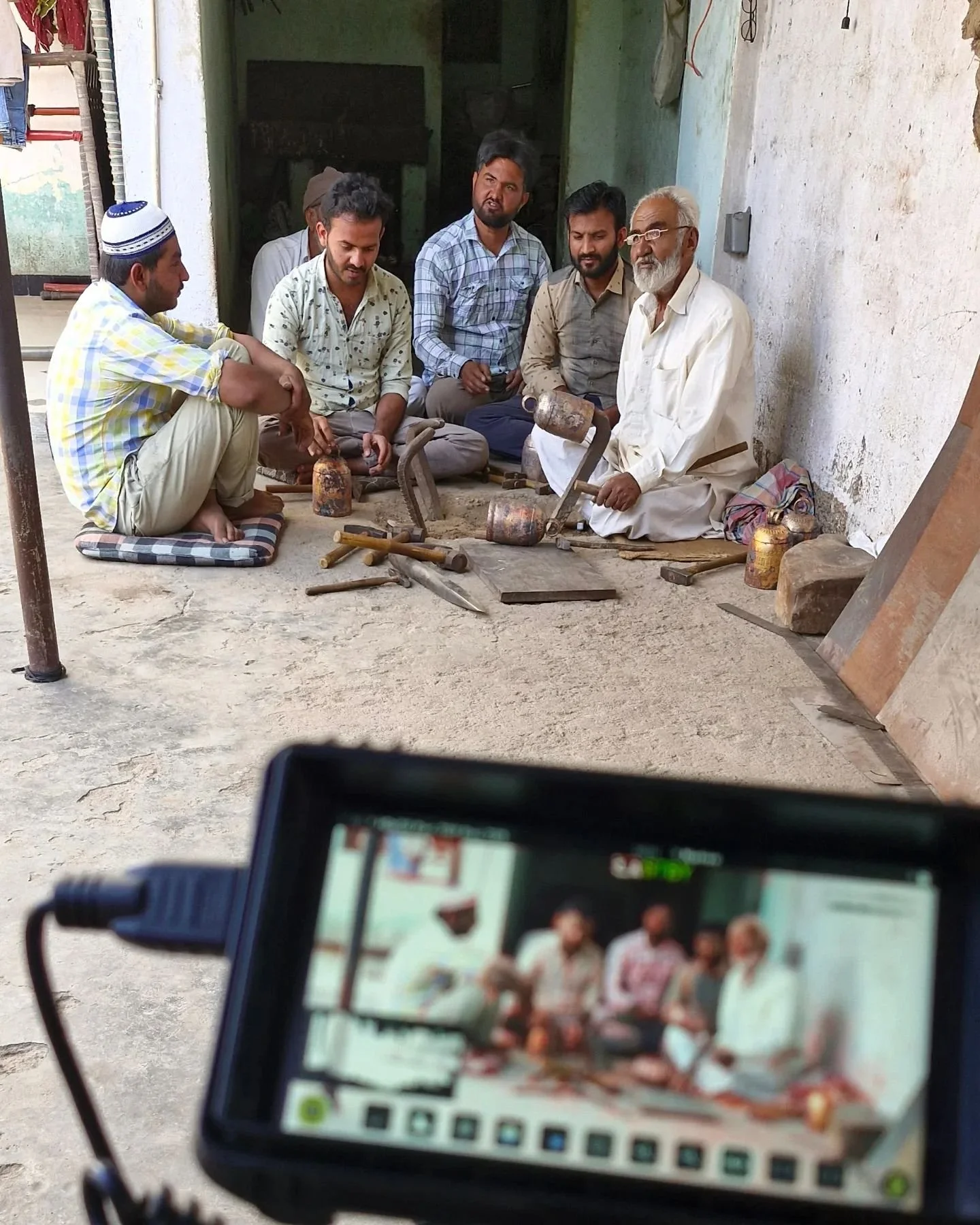 Busy in post production making the new documentary 'Lost Harmonies'. Shot in Kutch,India.this short explores the craft of bell making and how sound can connect animals with their herders and land.

Filming each day in 33 degrees heat with an awesome 
