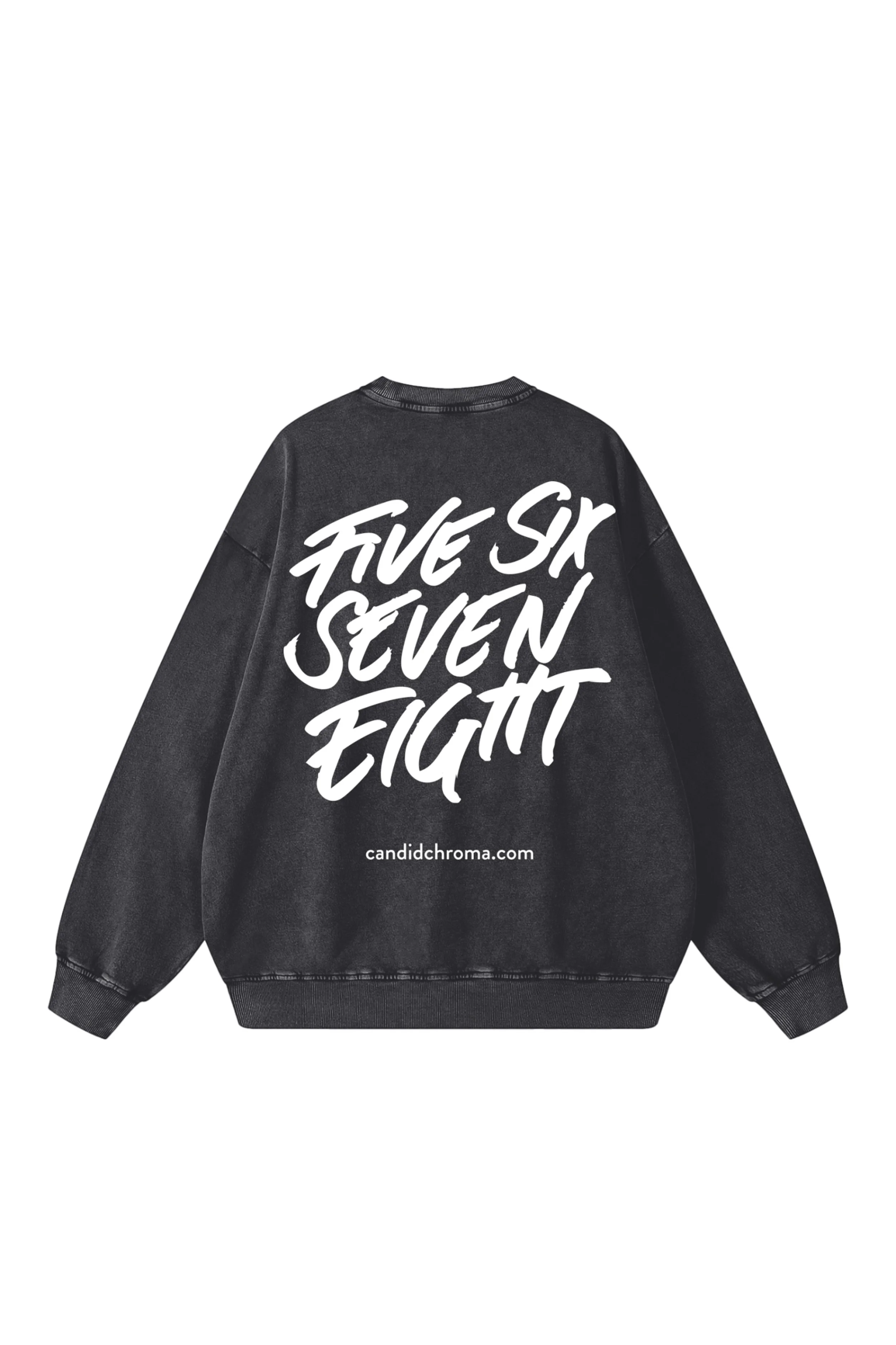 Five Six Seven Eight Crewneck Oversized Sweatshirt