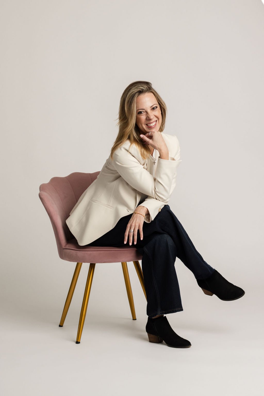 Personal branding photography session for a small business owner in Massachusetts