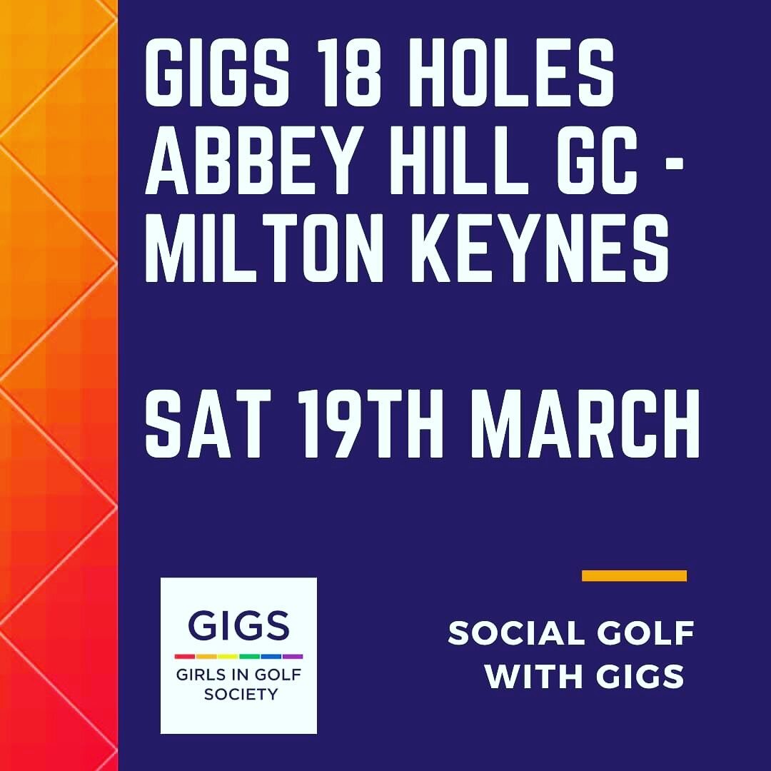 JOIN US for our 1st 18 hole event of 2022 - we&rsquo;re heading to Milton Keynes to the @abbeyhillgc - Friends &amp; Allies are welcome 🏳️&zwj;🌈⛳️🏳️&zwj;⚧️ 
.
.
.
#girlsingolfsociety #girlsingolf #lgbtwomenintogolf #abbeyhill #miltonkeynes #lgbtco