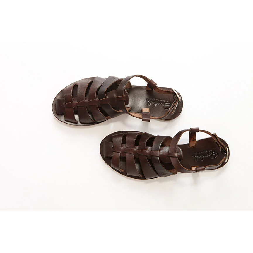 Mark Nason Dark Brown Leather Sandals with Dragon Design Mark nason dragon iron - Gem main image 4