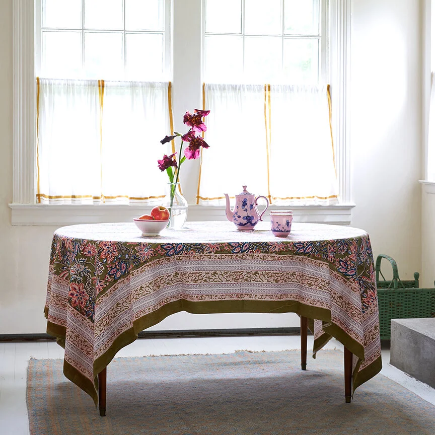 Printed Table cloths multi color Floral