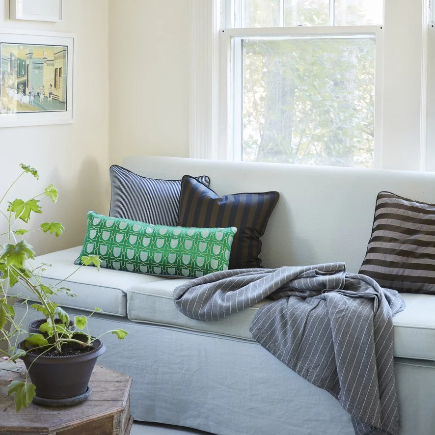 Banarsi Silk Pillows Tigers & Stripes