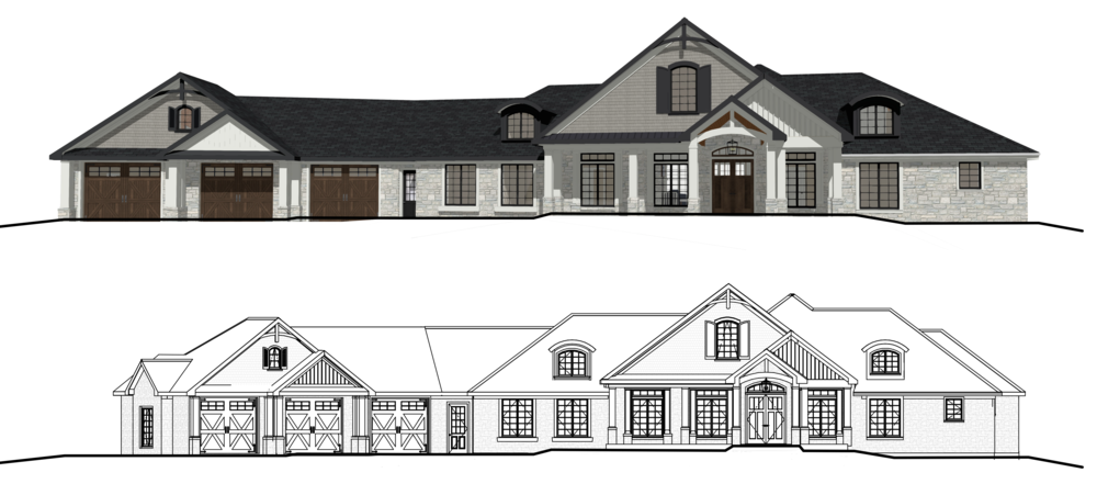 Updated Exterior Elevation with Kelly's Assistance