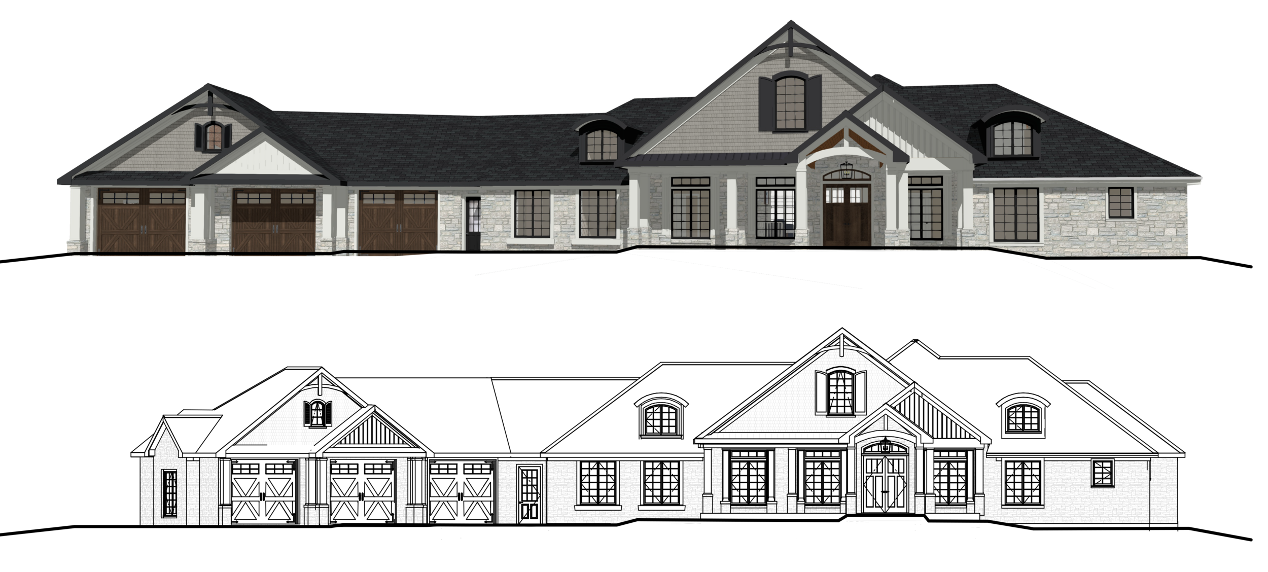 Updated Exterior Elevation with Kelly's Assistance
