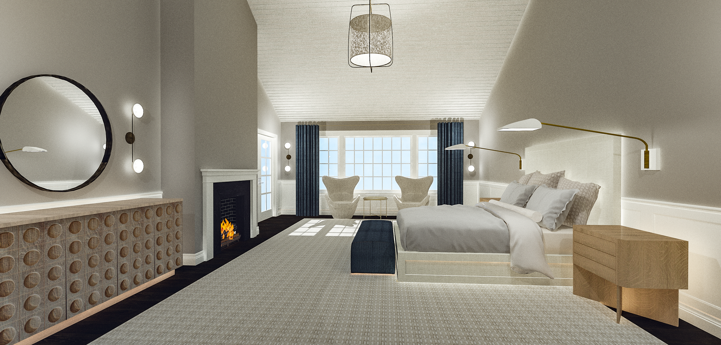 FINAL RENDERING | Designed by: Anne Carr Designs | Rendered by: Kelly Fridline Design using Chief Architect X11