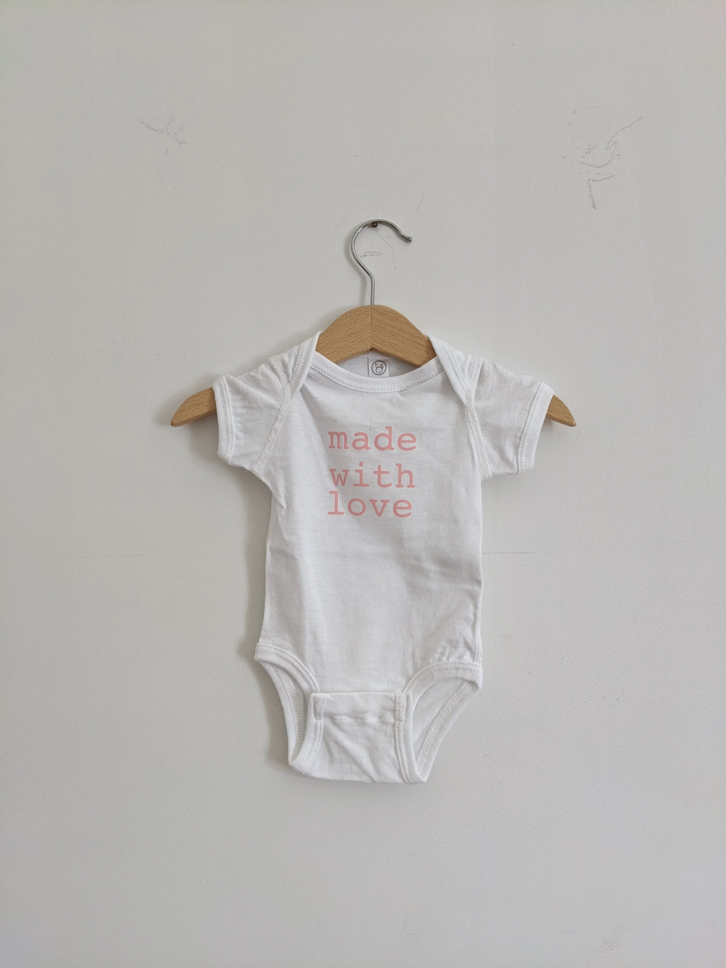 made with love onesie