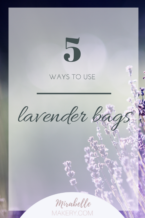 Lavender bag ideas around the home