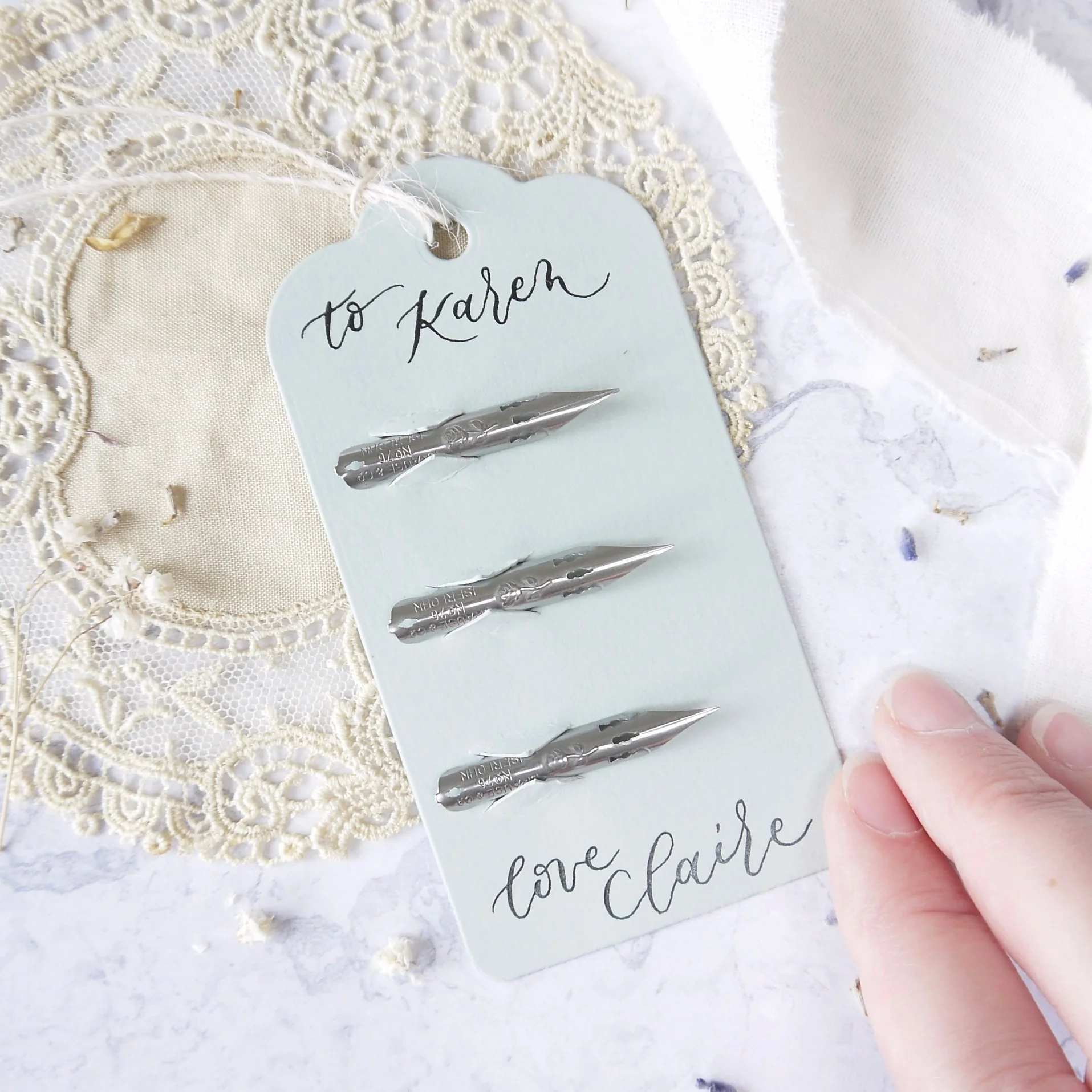 pack of 3 calligraphy nibs