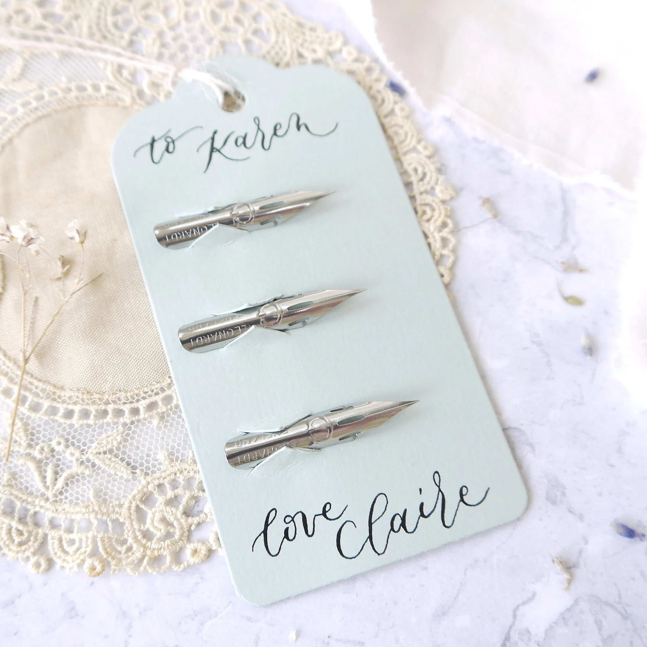 Calligraphy nib for beginners set