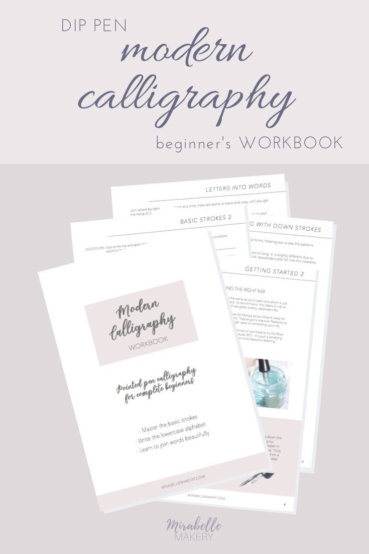 Calligraphy Practice Workbook: Learn Calligraphy Practice Sheets