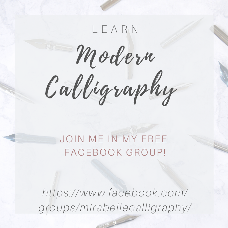 Calligraphy Starter Kit for Beginners — Mirabelle Makery