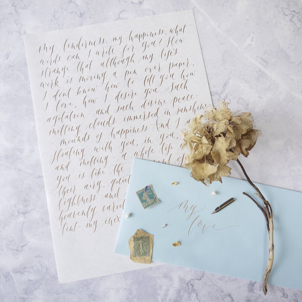 Handwritten Love Letter — Mirabelle Makery