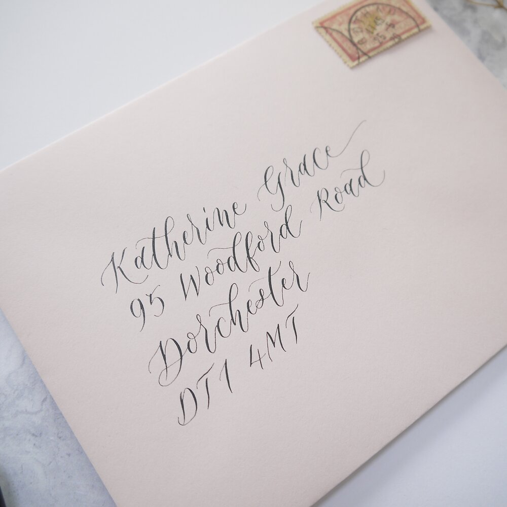 5 x 7 Calligraphy Envelopes for Invites — Mirabelle Makery