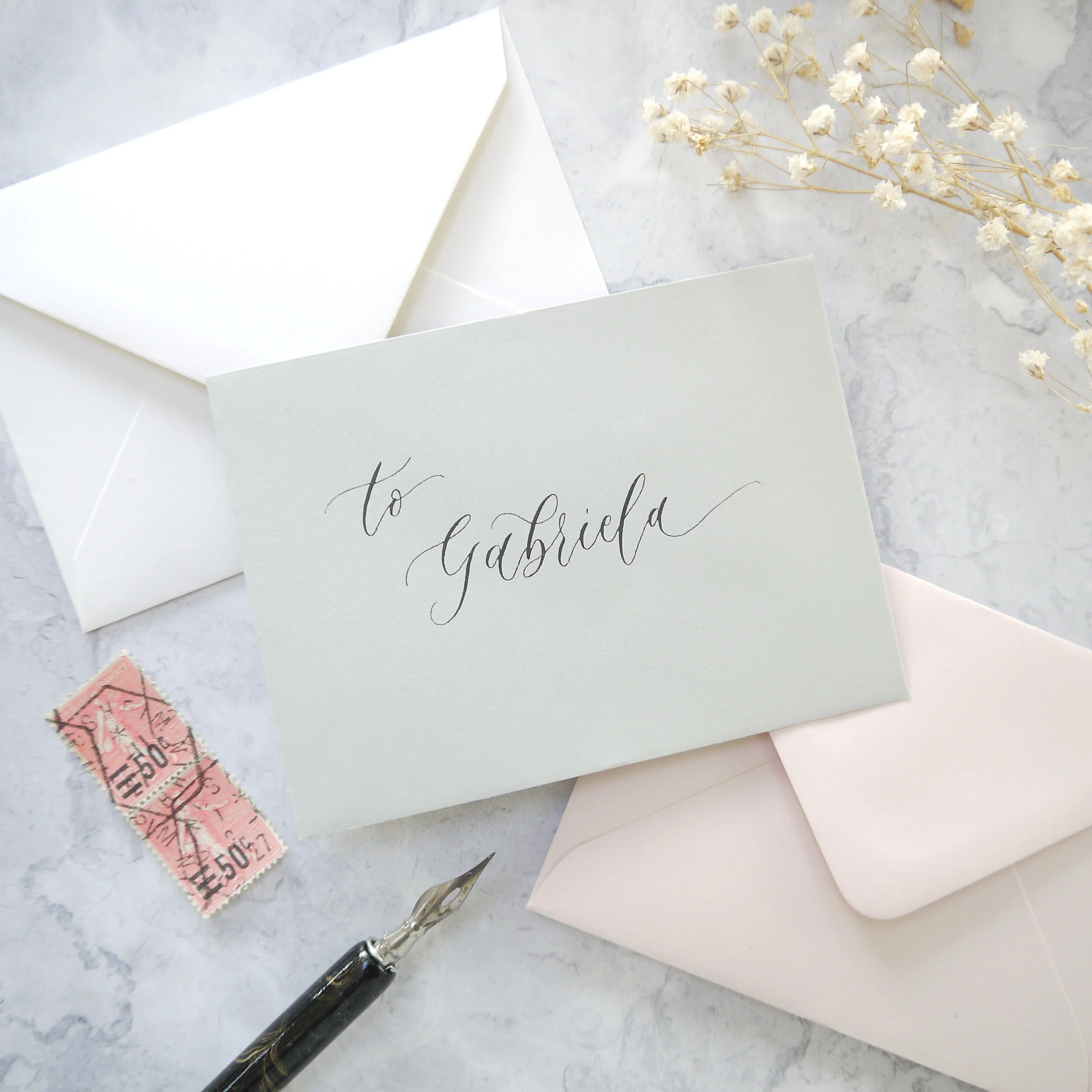 small calligraphy envelopes