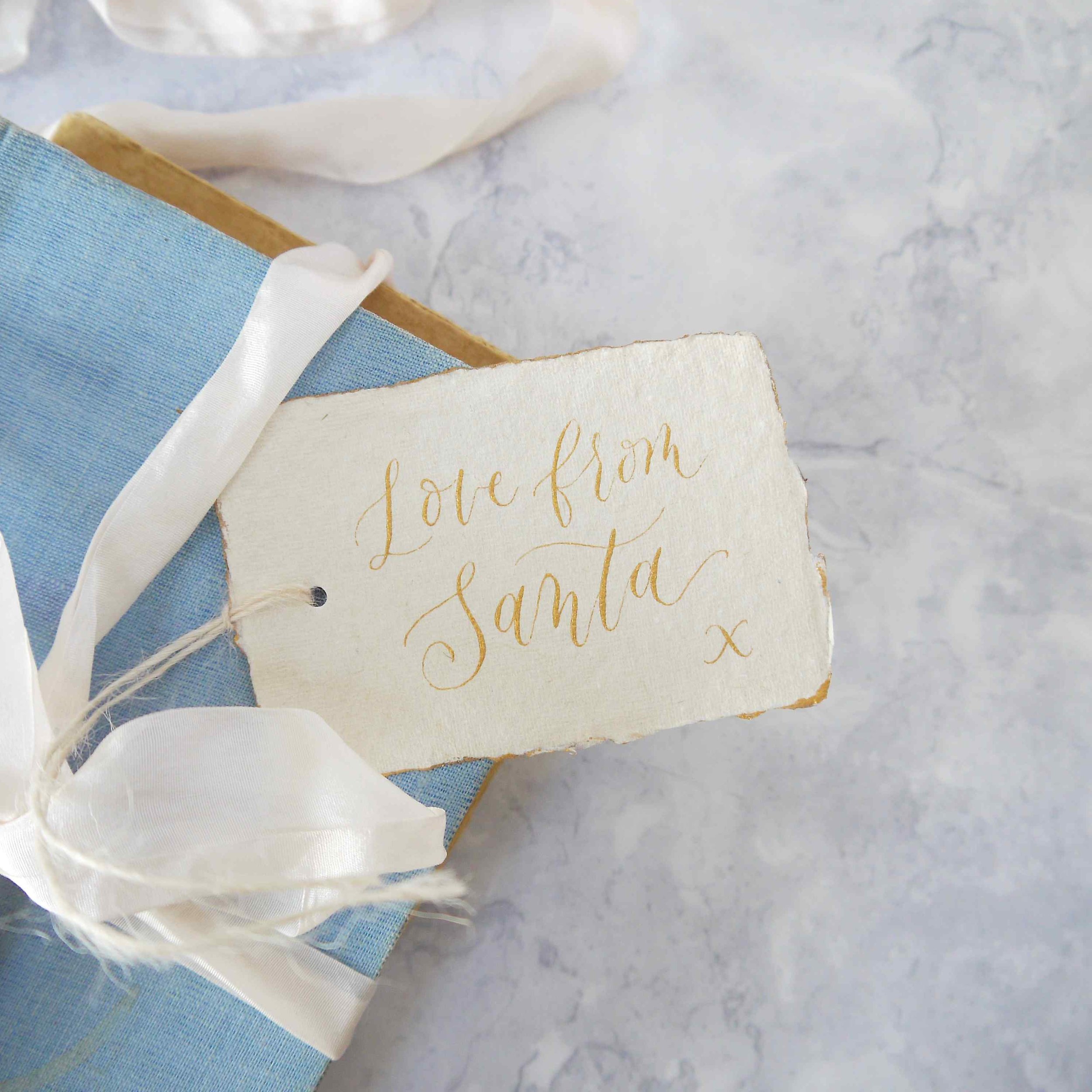 Love from Santa gift tag