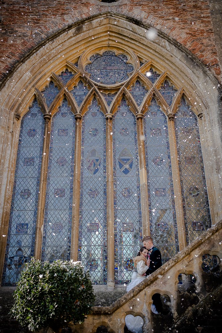 Traditional winter wedding