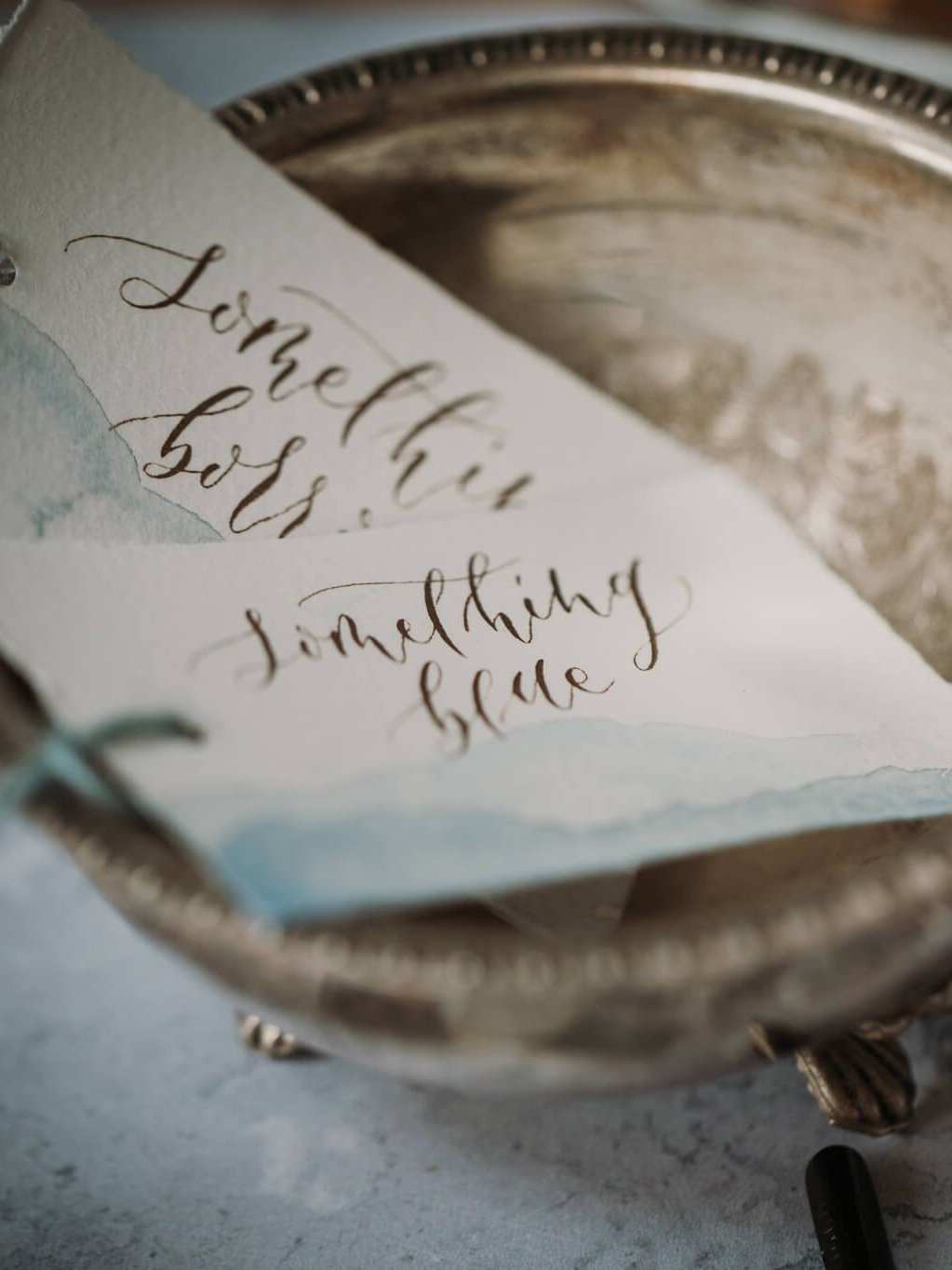 Calligraphy Wedding Gift Tags