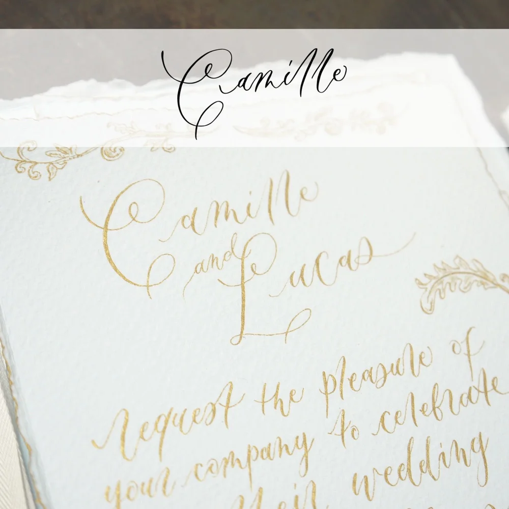Computer In Calligraphy Computer calligraphy for wedding invitations | Beachweddingtips.com